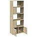 Libreria Rovere Sonoma 70x36x189 cm in Legno Multistrato - Foto miniatura 6