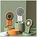 Ventilatore Pieghevole Portatile Con Moschettone Orange - Foto miniatura 3