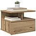 Comodino Flottante Rovere Artigianale 40x31x27 cm Legno Composto - Foto miniatura 3