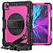 Custodia Per Ipad Pro 5/4/3 12.9"" Con Supporto E Tracolla Rosa - Foto miniatura 1