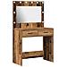 Tolette con Luci LED Legno Antico 78,5x41x135 cm - Foto miniatura 1