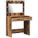 Tolette con Luci LED Legno Antico 78,5x41x135 cm - Foto miniatura 4