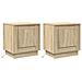 Armadio da Notte con 2 pcs rovere sonoma 44 x 34.5 x 45 cm - Foto miniatura 1