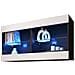 Komodee Tivoli Horizontal 100 Vetrina Sospesa, Nero/bianco, Illuminazione Led Blu, Larghezza 100 Cm X Altezza 50 Cm X Profondità 29 Cm, Per Soggiorno, Sala Da Pranzo - Foto miniatura 3