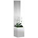 Vaso da Giardino con Pannello Decorativo Argento 32 x 140 cm - Foto miniatura 3