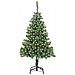 Albero di Natale artificiale Verde 180 x 40 cm PVC - Foto miniatura 3