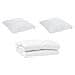 Piumone con cuscino 3 pcs Bianco 200 x 220 cm Microfibra - Foto miniatura 1