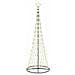 Albero di Natale LED Bianco caldo 100.5 x 100.5 x 302.5 cm - Foto miniatura 1