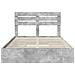 Letto con Contenitore con testiera Grigio cemento 150 x 200 cm - Foto miniatura 8