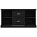 Mobile TV Rovere Nero 99,5 x 35,5 x 48 cm Legno multistrato - Foto miniatura 6