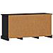 Mobile TV Rovere Nero 99,5 x 35,5 x 48 cm Legno multistrato - Foto miniatura 8