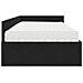 Struttura Letto Angolare con Materasso 2 pcs Grigio Velluto - Foto miniatura 8