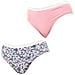 Confezione X 2 Brislip Coquettes Mutandine Di Cotone Jpb3 Donna - Foto miniatura 1