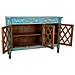 Credenza In Legno Blu 148x44x100 - Foto miniatura 4