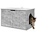 Casa per Gatti Calcestruzzo 85 x 55 x 50,5 cm Legno multistrato - Foto miniatura 3