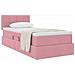 Letto con Contenitore con materasso Rosa 90 x 200 cm Velluto - Foto miniatura 3