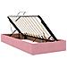Letto con Contenitore con materasso Rosa 90 x 200 cm Velluto - Foto miniatura 6