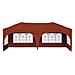 Tenda per feste a pop-up 575 x 288 x 245 cm Terracotta - Foto miniatura 5