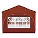 Tenda per feste a pop-up 575 x 288 x 245 cm Terracotta - Foto miniatura 6
