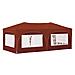 Tenda per feste a pop-up 575 x 288 x 245 cm Terracotta - Foto miniatura 7