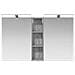 Set di Armadi da Bagno con lo scaffale 3 pcs 120 x 14,5 x 70 cm - Foto miniatura 6