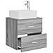 Mobile Lavabo da Parete Sonoma grigio 49,5 x 41 x 63 cm - Foto miniatura 2