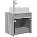 Mobile Lavabo da Parete Sonoma grigio 49,5 x 41 x 63 cm - Foto miniatura 4