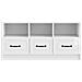 Mobile TV Bianco Lucido 102 x 34,5 x 47 cm Legno ingegnerizzato - Foto miniatura 4