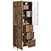 Set di armadi 2 pcs 66 x 34,5 x 90 cm Legno ingegnerizzato - Foto miniatura 2