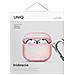 Custodia Rosa Protettiva Per Airpods 4 Con Moschettone Uniq Iridescia - Foto miniatura 2