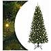 Albero di Natale artificiale con 300 LED Verde 240 cm PE e PVC - Foto miniatura 1