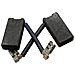 Spazzole di carbone per DeWalt DW492 - 6,3 x 12,5 x 23,5 mm - coppia - Foto miniatura 2
