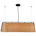 Stood Sospensione 5xe27 Nero + Legno Max 20w - Foto miniatura 7