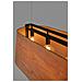 Stood Sospensione 5xe27 Nero + Legno Max 20w - Foto miniatura 4