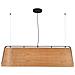 Stood Sospensione 5xe27 Nero + Legno Max 20w - Foto miniatura 1