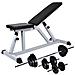 Panca Da Palestra Con Bilanciere E Set Di Manubri 30,5 Kg - Foto miniatura 1
