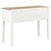 Scrivania Bianca 109,5x45x77,5 Cm In Legno - Foto miniatura 9