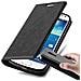 Custodia Compatibile Con Samsung Galaxy S4 Mini In Nero Di Notte - Coperchio Protettiva Con Chiusura Magnetica, Funzione Stand E Tasca Per Le Carte - Foto miniatura 5