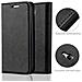 Custodia Compatibile Con Samsung Galaxy S4 Mini In Nero Di Notte - Coperchio Protettiva Con Chiusura Magnetica, Funzione Stand E Tasca Per Le Carte - Foto miniatura 6