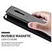 Custodia Compatibile Con Samsung Galaxy S4 Mini In Nero Di Notte - Coperchio Protettiva Con Chiusura Magnetica, Funzione Stand E Tasca Per Le Carte - Foto miniatura 10