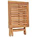 Tavolo Da Giardino Pieghevole 45x45x45 Cm In Legno Di Teak - Foto miniatura 4