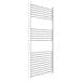 Termoarredo Bianco In Acciaio Per Bagno Elegante E Funzionale *** Misure : H1200xl600xi550 23 Tubi - Foto miniatura 4