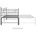 Telaio Divano Letto Estraibile Grigio In Metallo 90x200 Cm - Foto miniatura 9