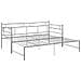 Telaio Divano Letto Estraibile Grigio In Metallo 90x200 Cm - Foto miniatura 10