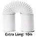 Universale Asciugabiancheria Extra Lungo 10m Vent Hose Pipe (4 100mm)  - Foto miniatura 2