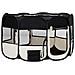 Box per Cani Pieghevole con Borsa Trasporto Nero 145x145x61 cm - Foto miniatura 2