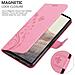 Custodia Compatibile Con Google Pixel 6 In Rosa Fiore - Coperchio Protettivo In Design Floreale Con Chiusura Magnetica, Funzione Stand E Slot Per Carte - Foto miniatura 5
