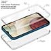 Custodia Compatibile Con Samsung Galaxy A12 / M12 In Transparente - 360° Full Body Copertura Protettiva - Protezione Anteriore E Posteriore, Protezione A Tutto Tondo Con Protezione Del Display - Foto miniatura 4
