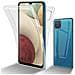 Custodia Compatibile Con Samsung Galaxy A12 / M12 In Transparente - 360° Full Body Copertura Protettiva - Protezione Anteriore E Posteriore, Protezione A Tutto Tondo Con Protezione Del Display - Foto miniatura 1