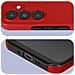 Cover Completa Per Samsung Galaxy A34 5g Retro Rigido E Fronte Flessibile Rossa - Foto miniatura 3